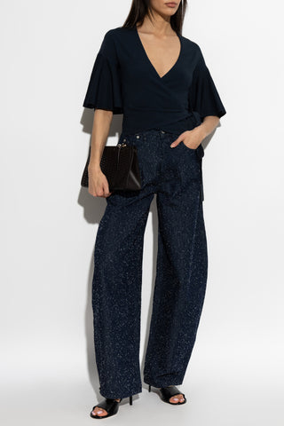 Jacquemus NAVY BLUE Top "Paysan" 2