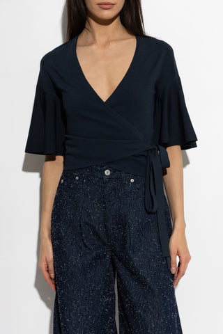Jacquemus NAVY BLUE Top "Paysan" 3
