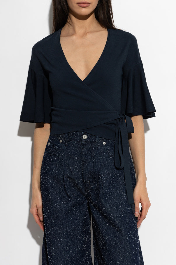 Jacquemus NAVY BLUE Top "Paysan" 3