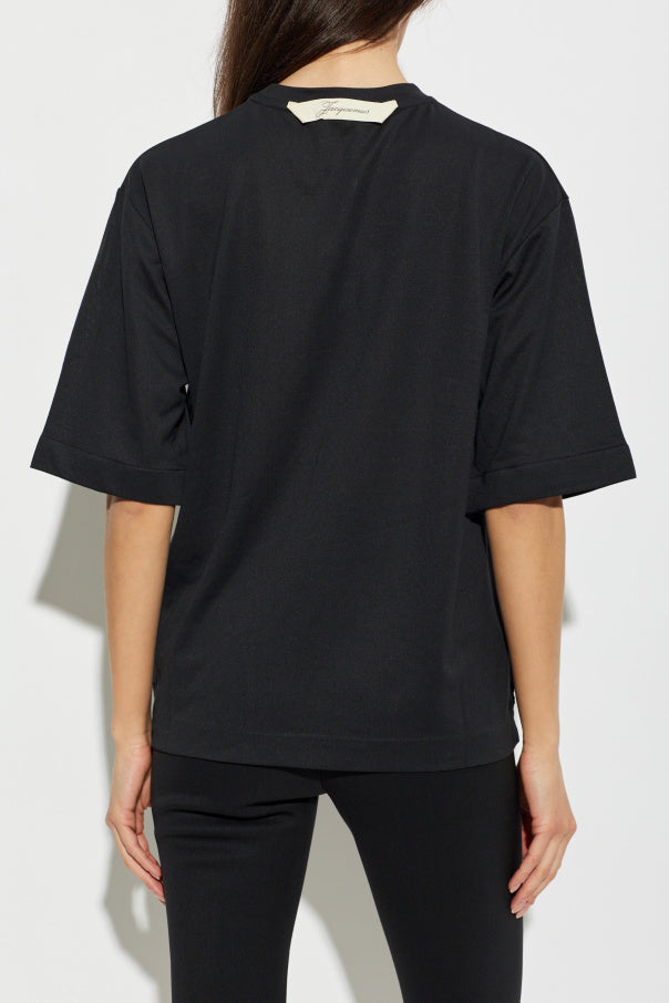 Jacquemus BLACK T-shirt "Ventadou" 4