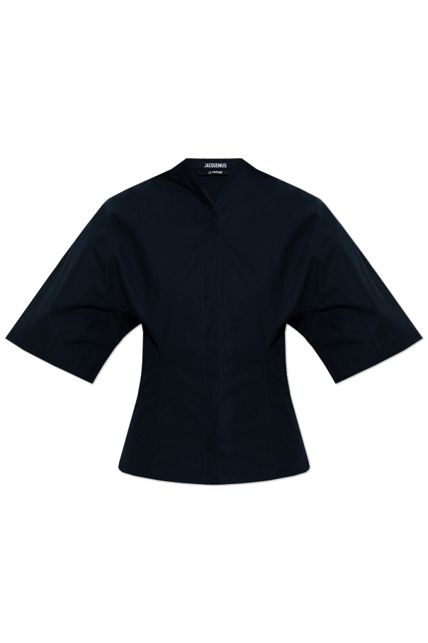 Jacquemus NAVY BLUE Top "Moisson" 1