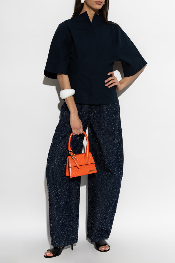 Jacquemus NAVY BLUE Top "Moisson" 2