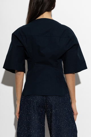 Jacquemus NAVY BLUE Top "Moisson" 4
