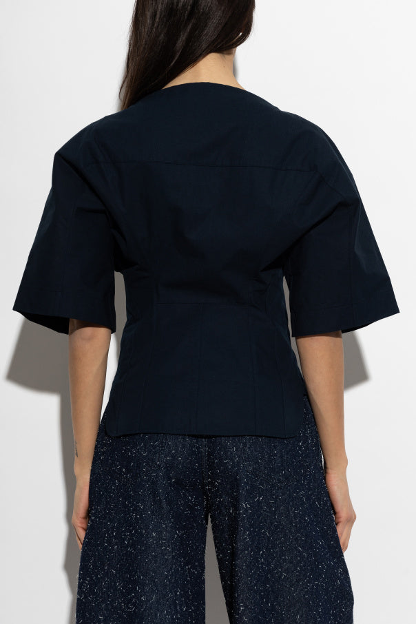 Jacquemus NAVY BLUE Top "Moisson" 4