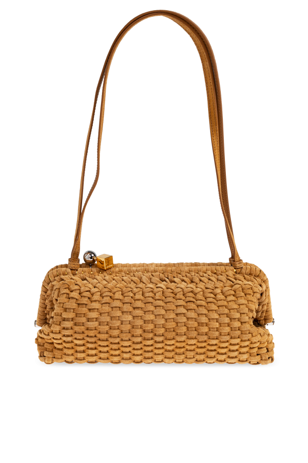 Jacquemus BROWN Suede bag "Salon" 1