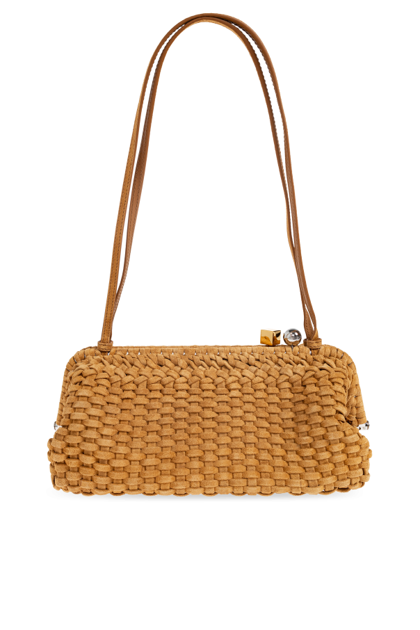 Jacquemus BROWN Suede bag "Salon" 3