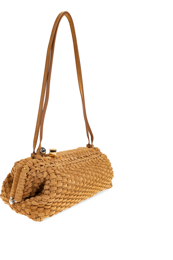 Jacquemus BROWN Suede bag "Salon" 4