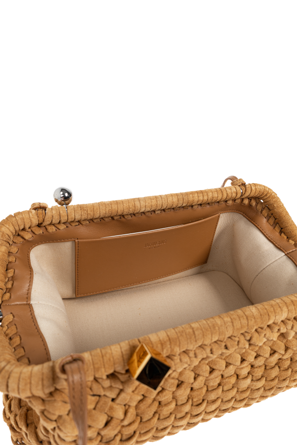 Jacquemus BROWN Suede bag "Salon" 5