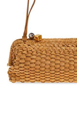 Jacquemus BROWN Suede bag "Salon" 6