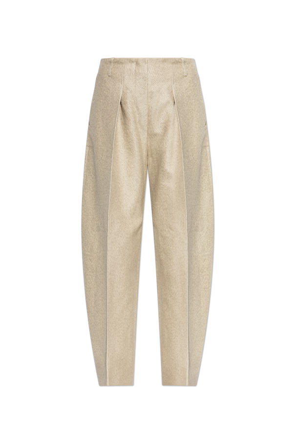 Jacquemus beige "Ovalo" trousers 1