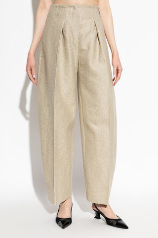 Jacquemus beige "Ovalo" trousers 3