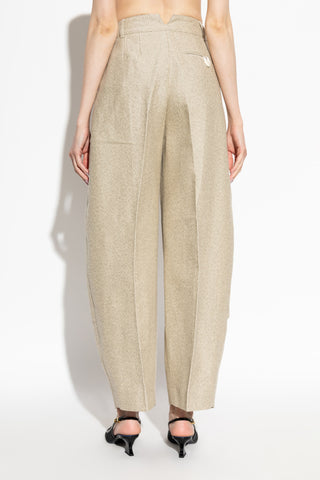 Jacquemus beige "Ovalo" trousers 4