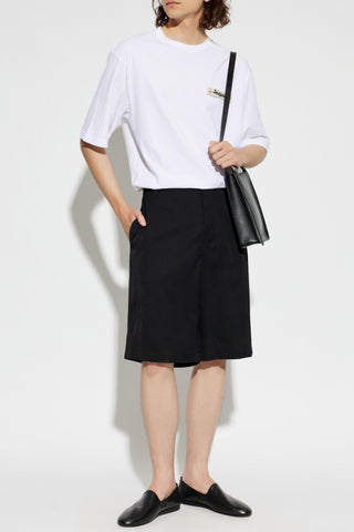 Jacquemus WHITE T-shirt with logo patch 2