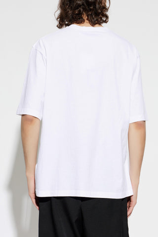 Jacquemus WHITE T-shirt with logo patch 4
