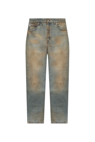 Jacquemus BLUE Trousers with ‘vintage’ effect 1
