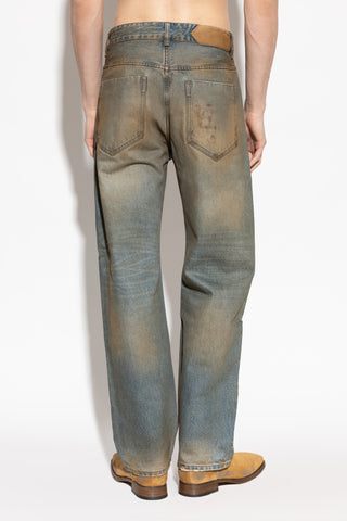 Jacquemus BLUE Trousers with ‘vintage’ effect 4