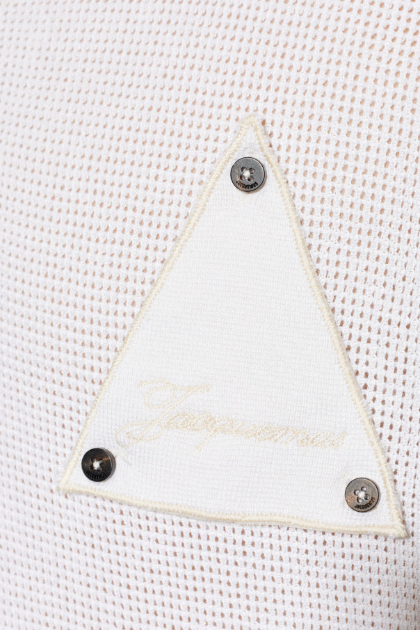 Jacquemus WHITE Polo 'Voilier' 5