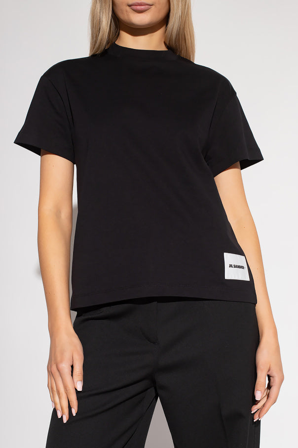 JIL SANDER+ BLACK T-shirt 3-pack 3