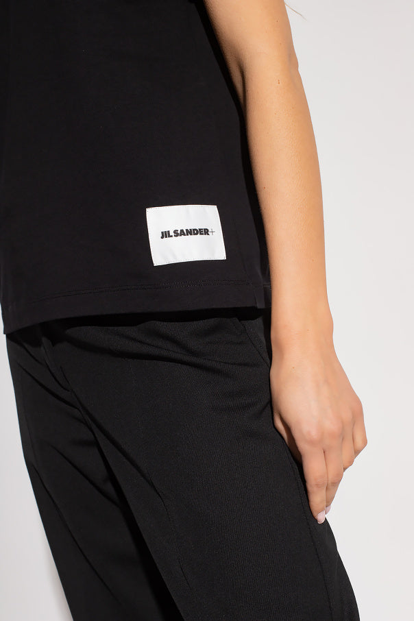 JIL SANDER+ BLACK T-shirt 3-pack 5