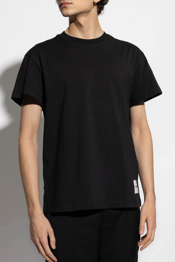 JIL SANDER+ BLACK Branded T-shirt 3-pack 3