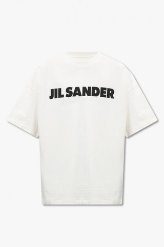 JIL SANDER WHITE T-shirt with logo 1