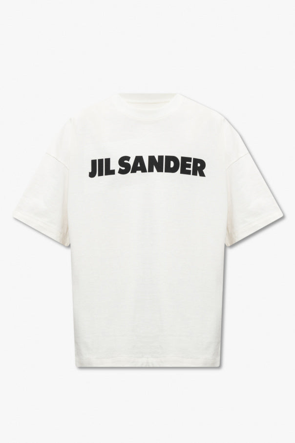 JIL SANDER WHITE T-shirt with logo 1