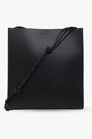 JIL SANDER BLACK ‘Tangle Medium’ shoulder bag 1