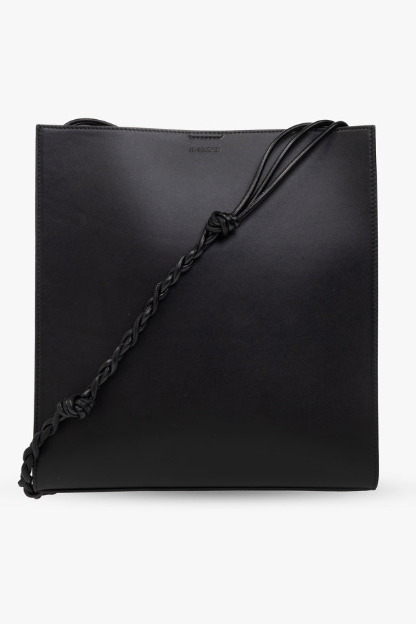JIL SANDER BLACK ‘Tangle Medium’ shoulder bag 1