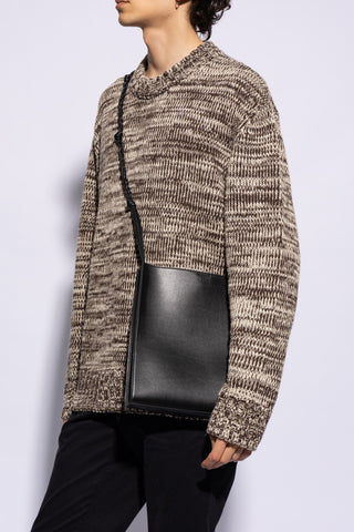 JIL SANDER BLACK ‘Tangle Medium’ shoulder bag 2