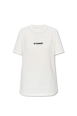JIL SANDER+ WHITE T-shirt with logo 1