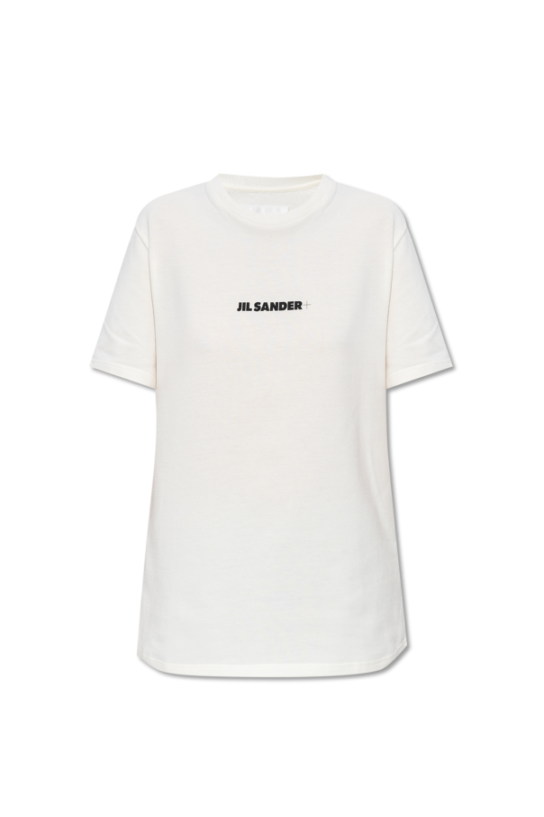 JIL SANDER+ WHITE T-shirt with logo 1