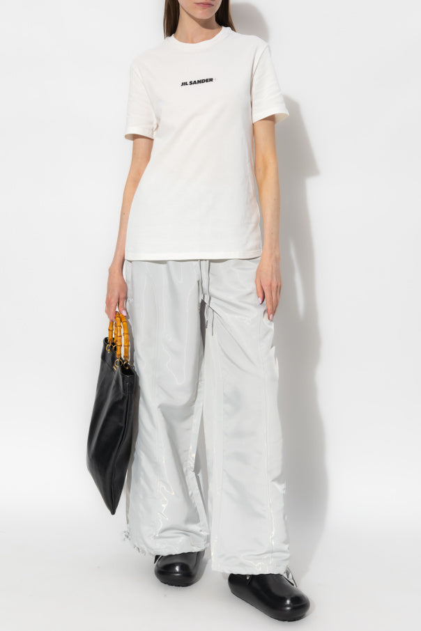 JIL SANDER+ WHITE T-shirt with logo 2