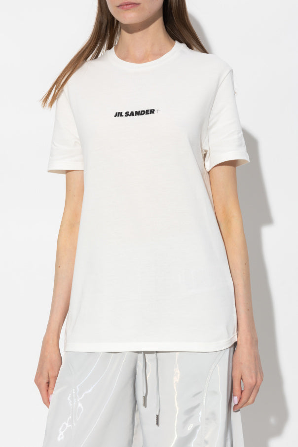 JIL SANDER+ WHITE T-shirt with logo 3