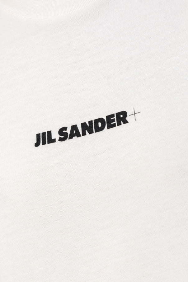 JIL SANDER+ WHITE T-shirt with logo 5
