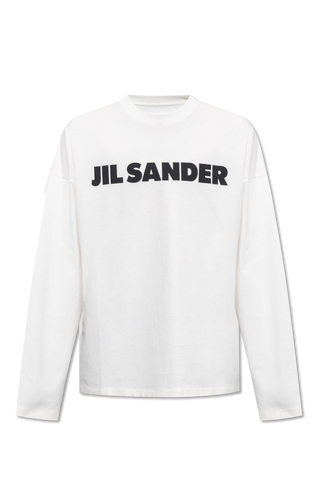 JIL SANDER WHITE T-shirt with logo 1