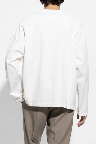 JIL SANDER WHITE T-shirt with logo 4