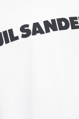 JIL SANDER WHITE T-shirt with logo 5