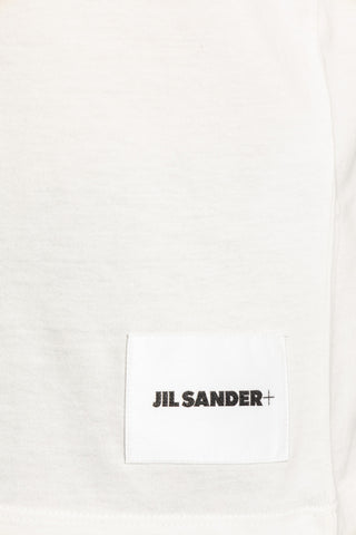 JIL SANDER+ MULTICOLOUR Branded T-shirt three-pack 5