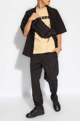 JIL SANDER BLACK Pleat-front trousers 2