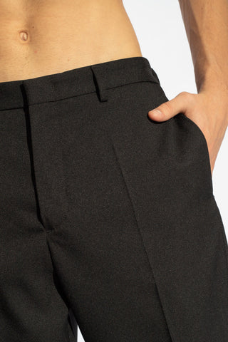 JIL SANDER BLACK Pleat-front trousers 5