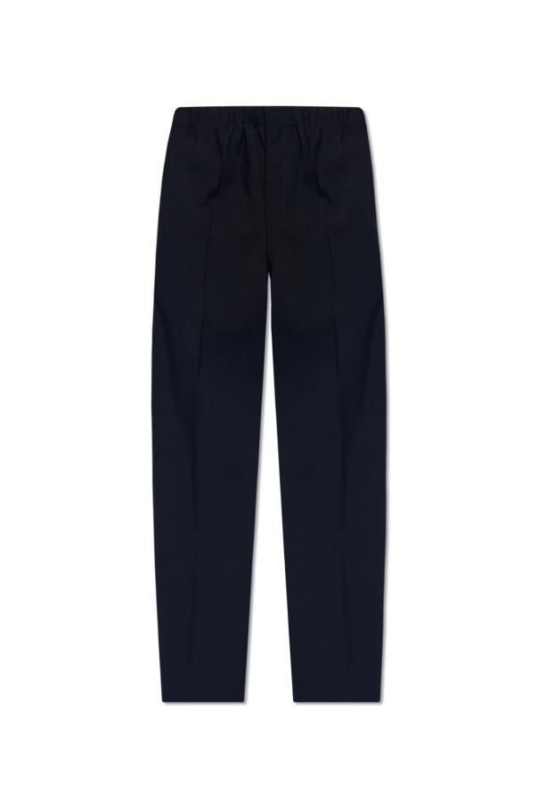 JIL SANDER BLACK Wool trousers 1
