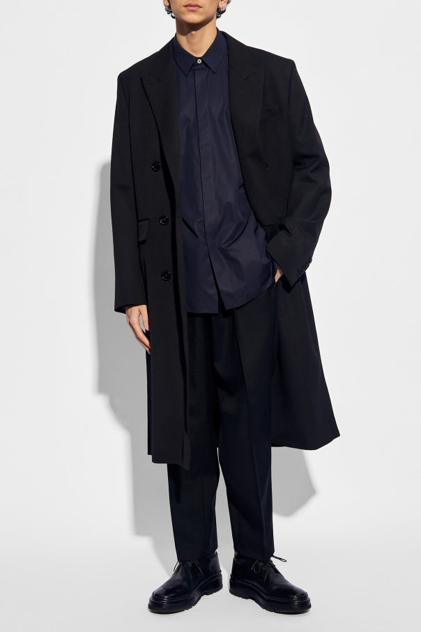 JIL SANDER BLACK Wool trousers 2