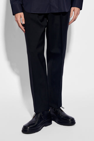 JIL SANDER BLACK Wool trousers 3