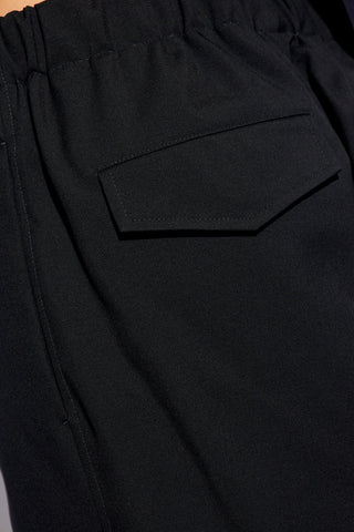 JIL SANDER BLACK Wool trousers 5