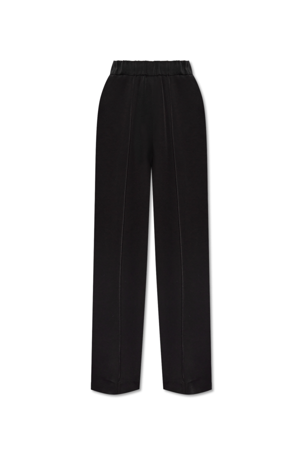 JIL SANDER BLACK JIL SANDER Pleated Trousers 1