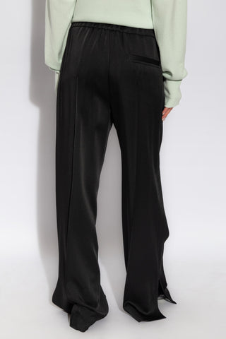 JIL SANDER BLACK JIL SANDER Pleated Trousers 4