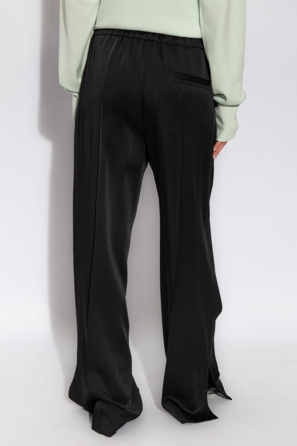JIL SANDER BLACK JIL SANDER Pleated Trousers 4