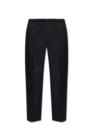 JIL SANDER NAVY BLUE Pants with pockets 1
