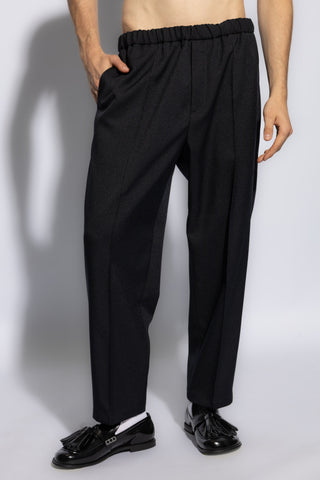 JIL SANDER NAVY BLUE Pants with pockets 3