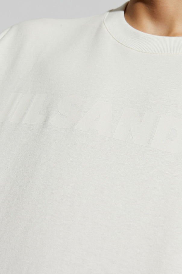 JIL SANDER cream T-shirt with logo 5
